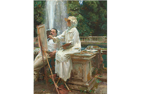 John Singer Sargent_The Fountain Villa Torlonia_Oil on canvas_1907